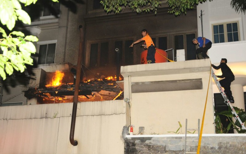 Ini Dia Detik – Detik Kebakaran Dapur Hotel Mirah