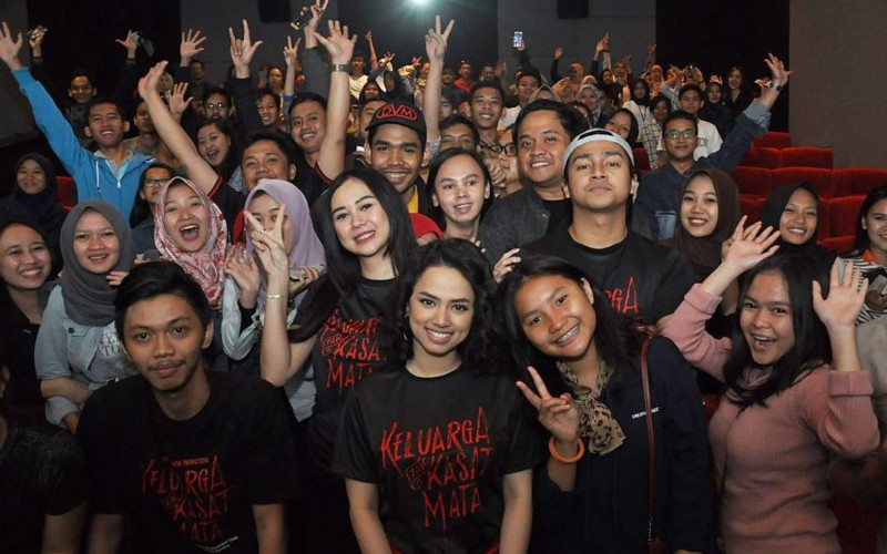 Premier Film Hantu, Aura Kasih, Wizzy, Deva Mahenra, Diteriaki di Plaza Lippo Bogor