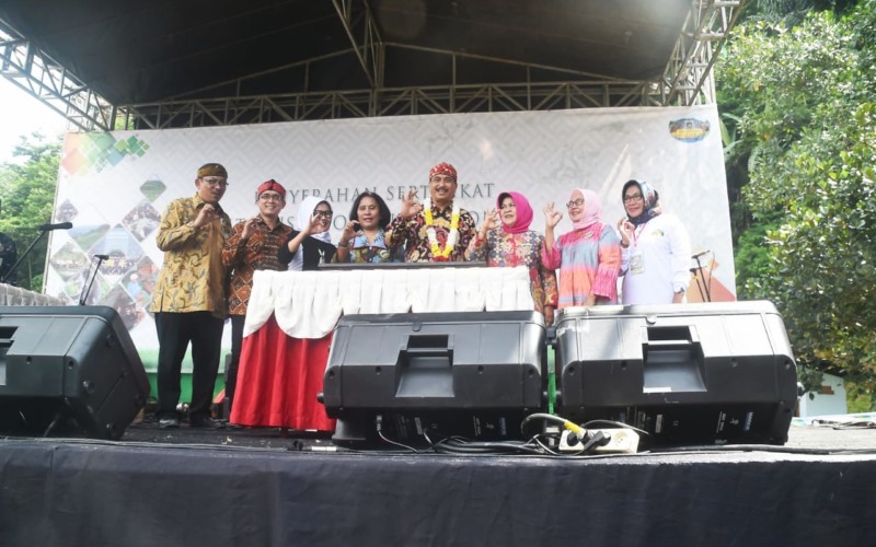 Peresmian Geopark Pongkor Menjadi Geopark Nasional