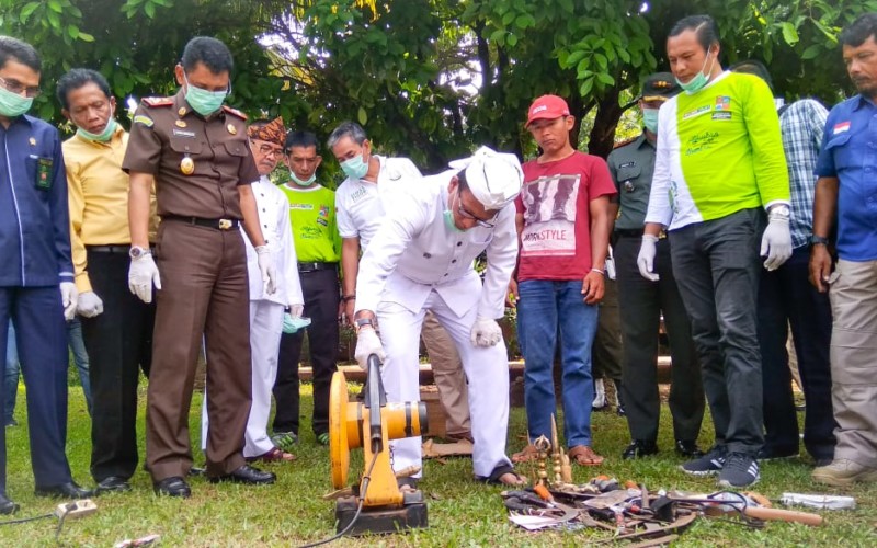 Barang Bukti 196 Perkara Pidum Dimusnahkan Kejari Kota Bogor