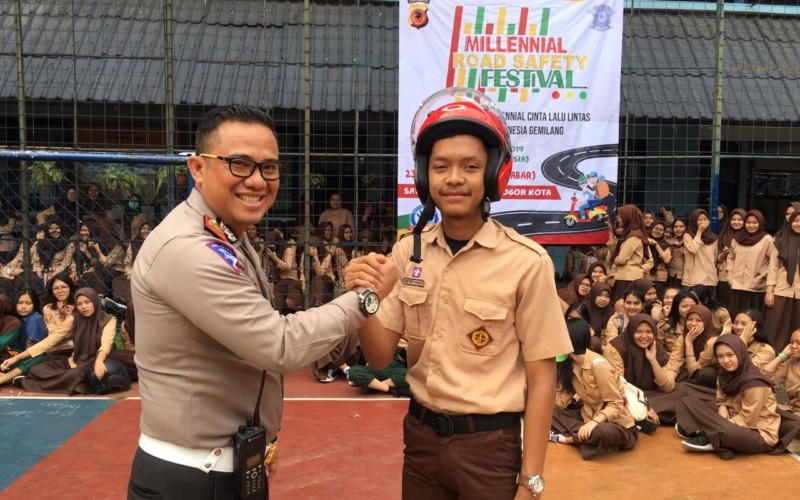 Pelajar Millenial Diminta Jadi Pelopor Keselamatan Berlalu Lintas