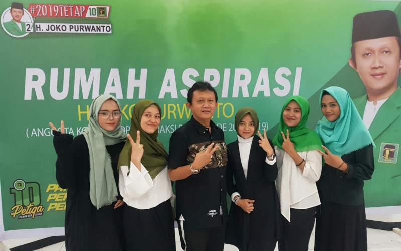 Rumah Aspirasi Joko Purwanto Rangkul Komunitas Hijab Bogor