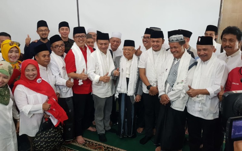 Ma’ruf Amin Safari Politik di Bogor Jelang Debat Cawapres