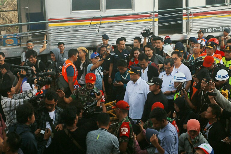 Kunjungi Lokasi Kejadian, Menhub Pastikan Hari Ini Evakuasi Selesai