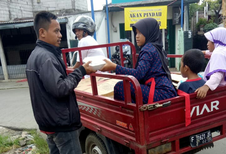 Kembali, 174 Nasi Kotak di Sebar Untuk Jumat Berkah