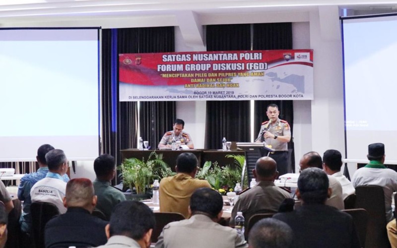 Kapolresta Bogor Kota Ingatkan KPU Menjadi Penyelenggara Yang Adil dan Jujur