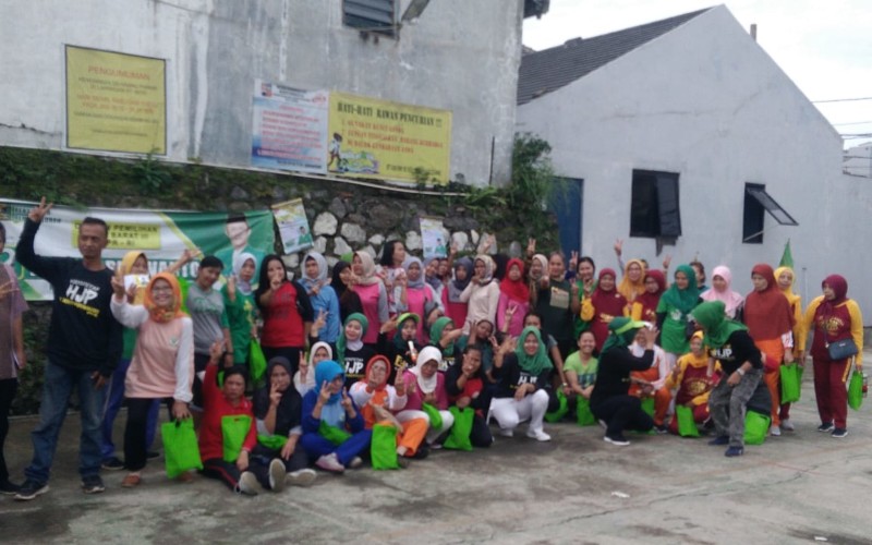 HJP Sosialisasi Pemilu Sekaligus Senam Bersama POPRI