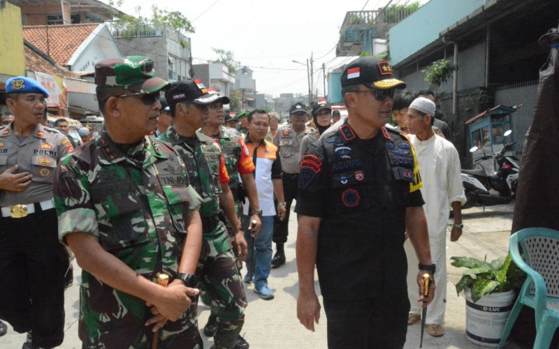 Kapolda Jabar dan Pangdam III Siliwangi Pantau TPS di Kota Bogor