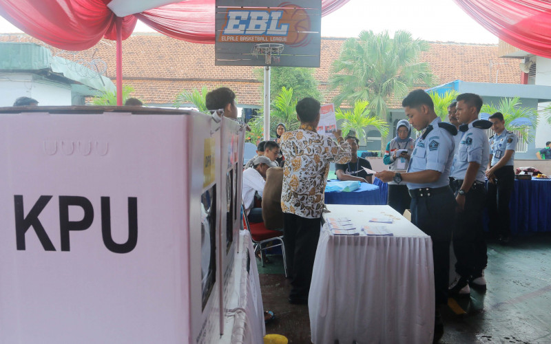 Warga Binaan Lapas Kelas IIA Paledang Dominan Pilih 02