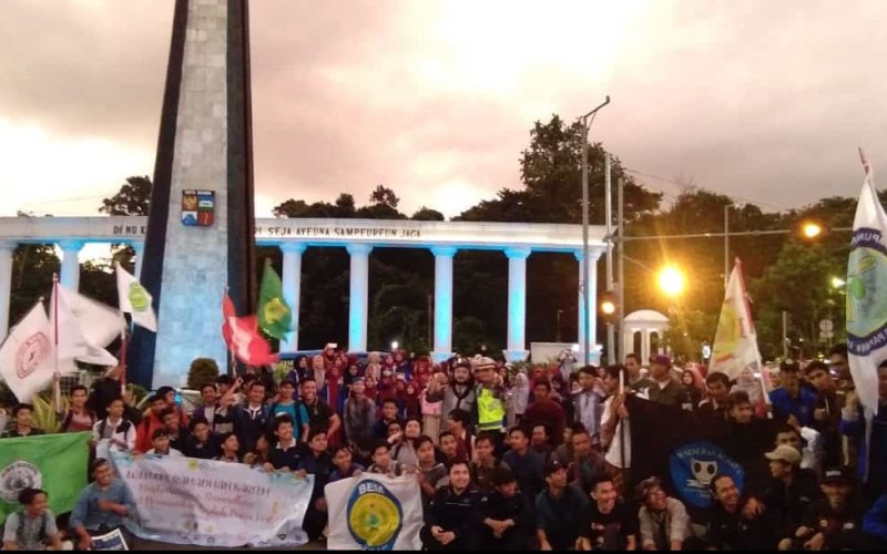 Sambut Ramadhan, Mahasiswa Unpak Lakukan Tarhib Dengan Longmarch