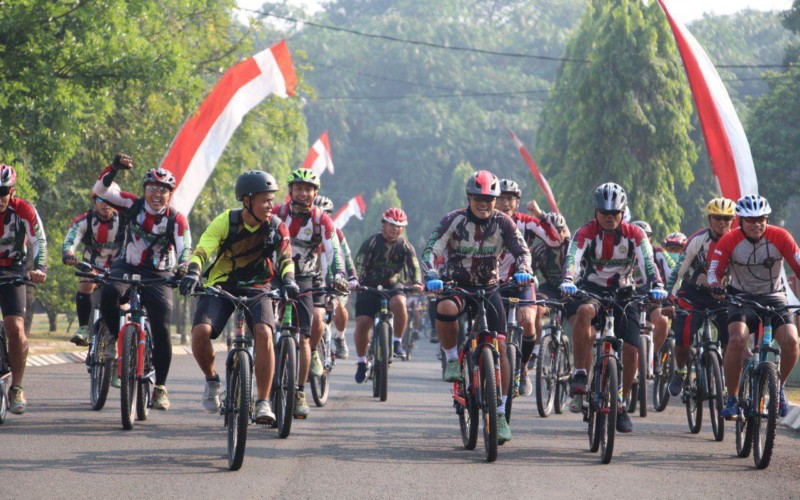 Fun Bike Danjen Kopassus, Ngegowes Dari Cijantung ke Kopassus Bogor