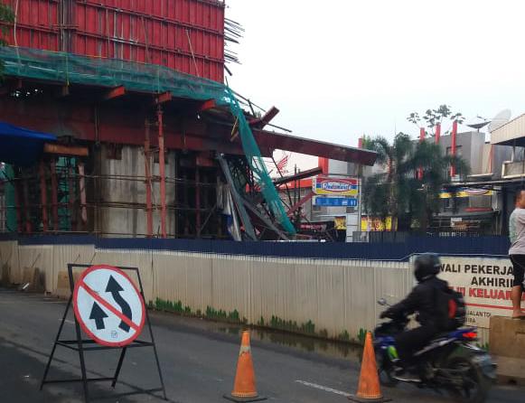 Tol BORR Kembali Alami Kejadian Ambruk
