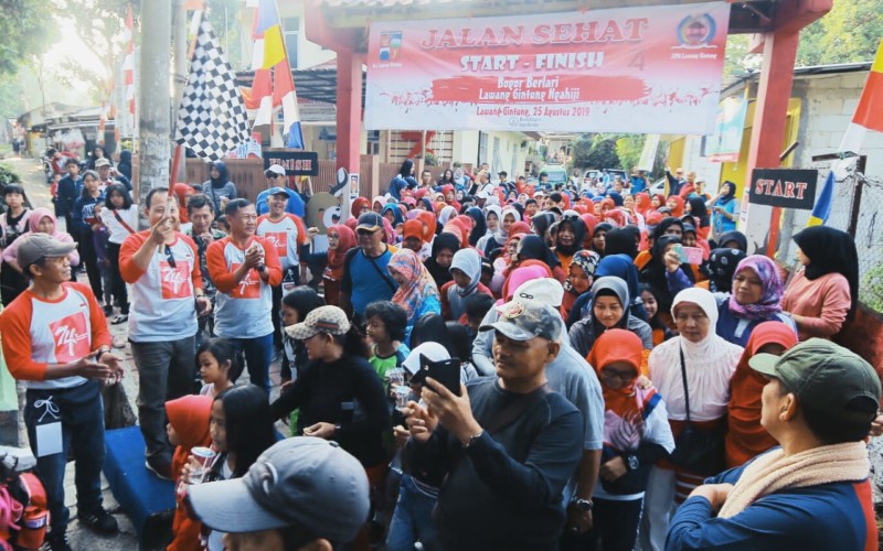 Bogor Berlari Lawanggintung Ngahiji, LPM Lawanggintung Gelar Jalan Sehat