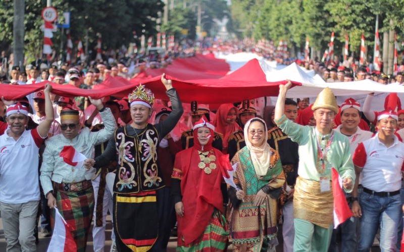 Gegap Gempita Peringatan HUT RI Di Kota Bogor