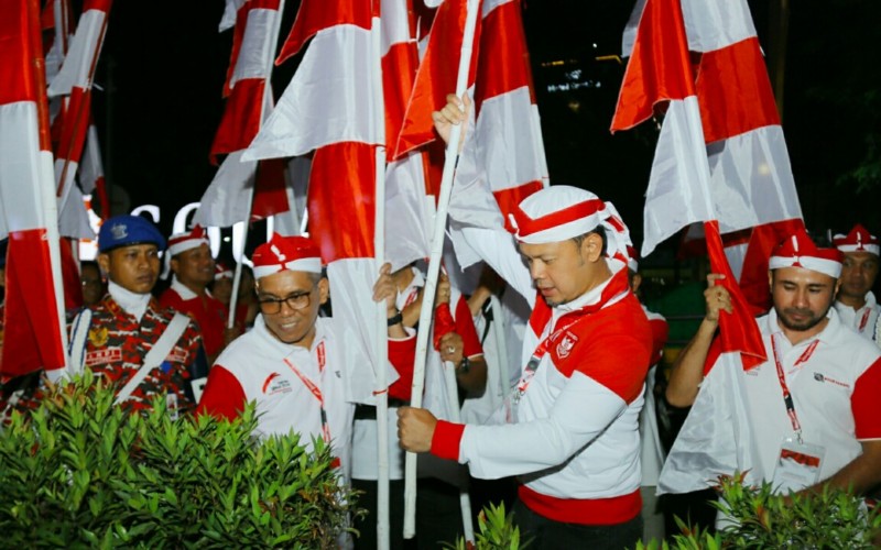 Meriahkan HUT RI ke 74, 17845 Umbul-Umbul Merah Putih Dipasang Dari Kota Hingga Kabupaten Bogor