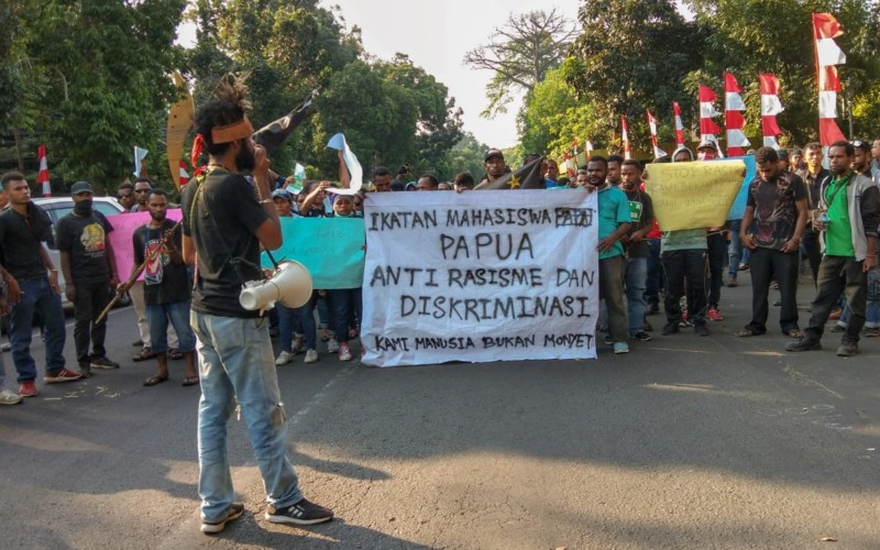 Ikatan Mahasiswa Papua Kota Bogor Gelar Aksi Solidaritas Tolak Rasisme Dan Diskriminasi