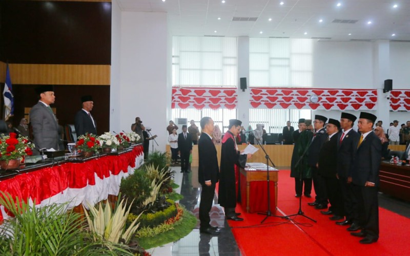 Pimpinan DPRD Kota Bogor Resmi Dilantik