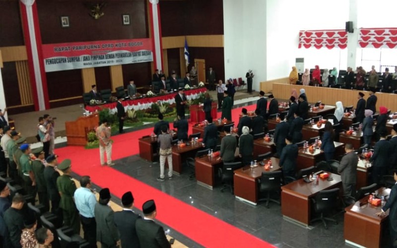 Devi Prihatini Ucapkan Sumpah dan Janji Jabatan DPRD Kota Bogor Seorang Diri, Ini Alasannya