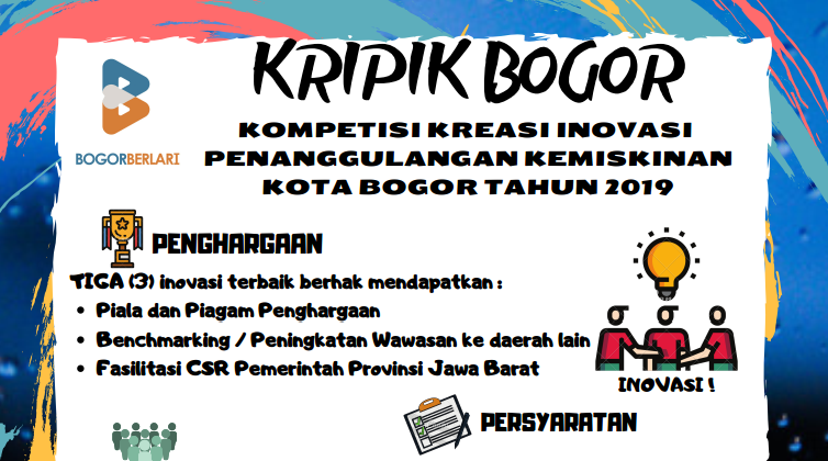 Kompetisi Kreasi Inovasi Penanggulangan Kemiskinan Kota Bogor Tahun 2019