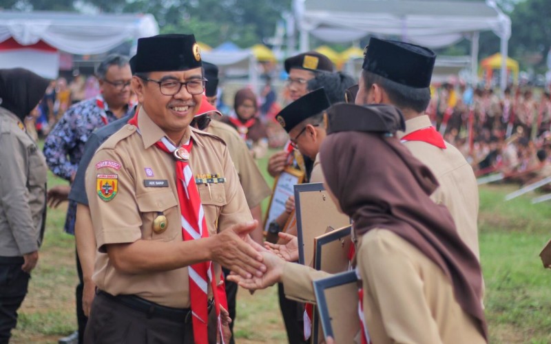 Kegembiraan dan Kemeriahan 2.972 Anggota Pramuka Kota Bogor di Jamcab 2019