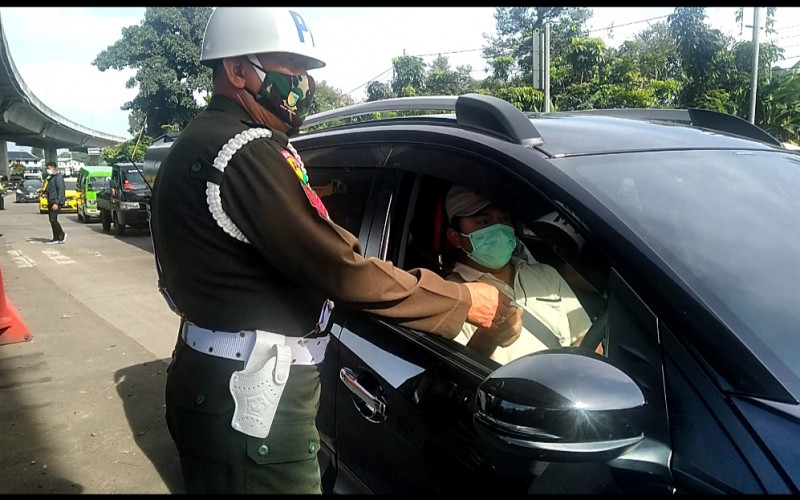 Sejam Operasi, Ratusan Kendaraan Pelanggar Gagep Diputar Balik