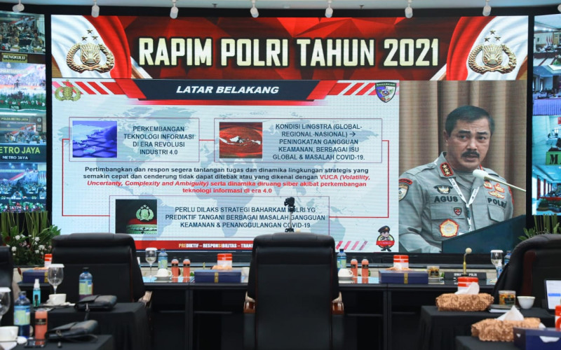 Rapim Polri 2021, Kabaharkam Polri: Di Mana Pun Kita Bertugas Harus Menjadi Solusi di Masyarakat