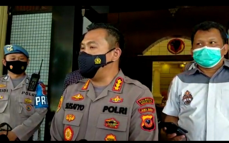 Pengamanan di Mako Polresta Bogor Kota Diperketat