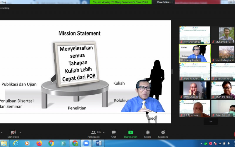 Guru Besar IPB University Bagikan Tips Sukses Kuliah Pascasarjana