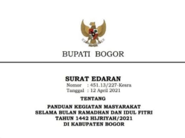 Pemkab Terbitkan Aturan Khusus Ramadan selama Pandemi, Ini Daftarnya