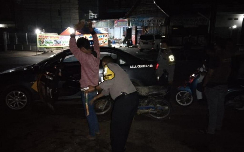 Polsek Cileungsi Amankam 5 Remaja yang Hendak Lakukan Aksi Perang Sarung