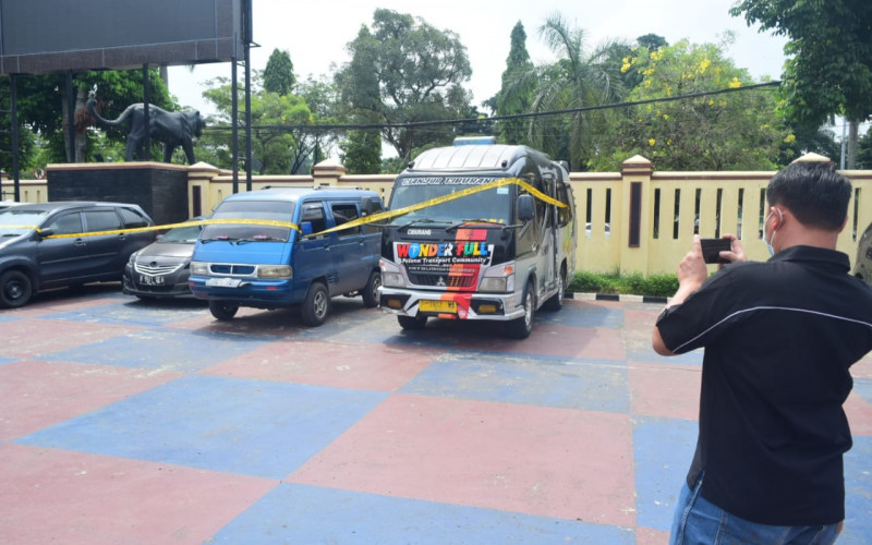Polisi Amankan Pemudik Gelap dari Ciamis Melalui Mobil Travel