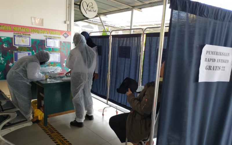 Rapid Antigen di Stasiun Bogor, Satu Penumpang Positif Covid-19