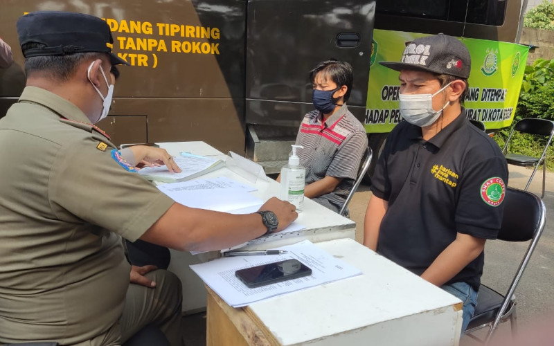 Selama PPKM Darurat, Satpol PP Tindak 105 Pelanggar dan Sanksi Denda Rp32.550.000