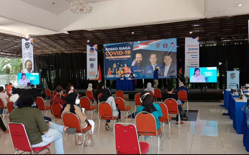 Bantu Percepatan Vaksinasi Massal, Nasdem Kota Bogor Gelar Selama Dua Hari