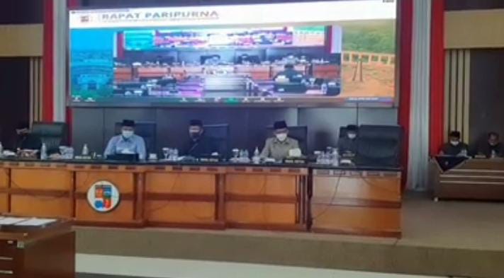 Rapat Paripurna Pengesahan Raperda PP-APBD 2020 Digelar Secara Hybrid