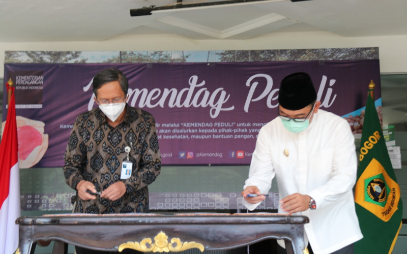 Pemkab Bogor Terima Bantuan 3 Ton Telur dari Kemendag