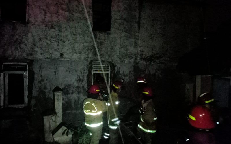 Rumah Kost-kostan di Sempur Bogor Hangus Tebakar