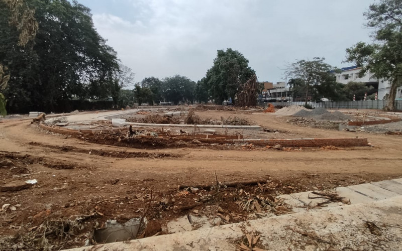 Alun-Alun Kota Bogor Terintegrasi Stasiun Baru Capai 20 Persen