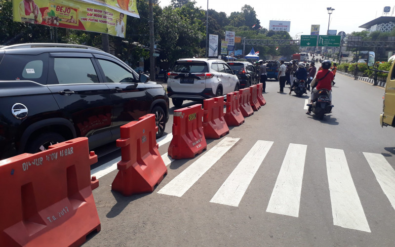 Satlantas Polres Bogor Mulai Berlakukan Ganjil Genap Menuju Puncak