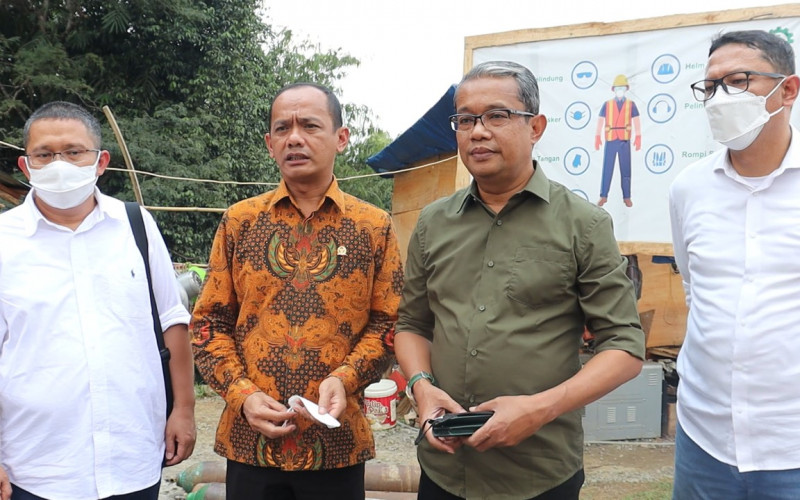 Kunjungan Wakil Ketua DPRD dan Komisi III ke Pembangunan IPA Palasari