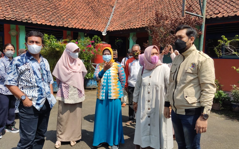 Komisi IV DPRD Kota Bogor Cek Sekolah Ambruk di Depan Istana Presiden