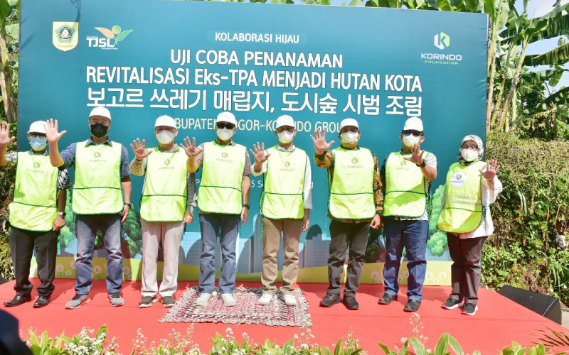 Bangun Hutan Kota di Pondok Rajeg, Pemkab Bogor Gandeng Yayasan Korindo
