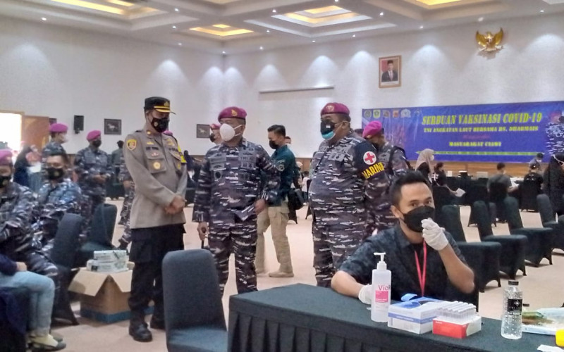 Percepatan Vaksinasi, Polres Bogor Buka Gerai Vaksin
