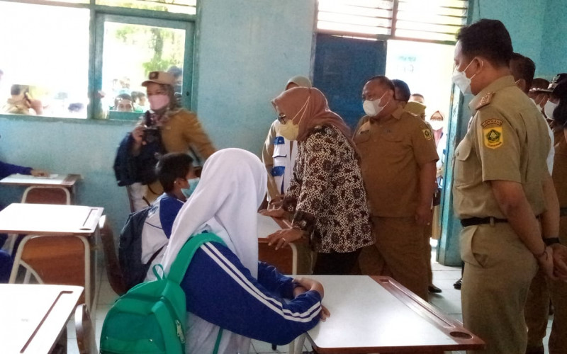 Genjot Vaksinasi, SMPN 01 Ciawi Siap PTM