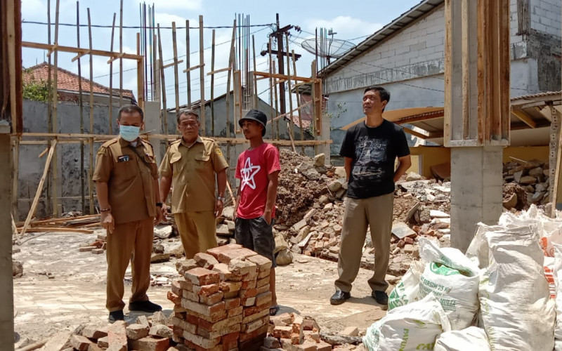 Pemcam Leuwiliang Monitoring Pembangunan Rehabilitas Sekolah