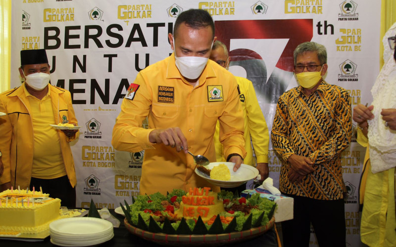 HUT ke 57, Partai Golkar Kota Bogor Gelar Tasyakuran
