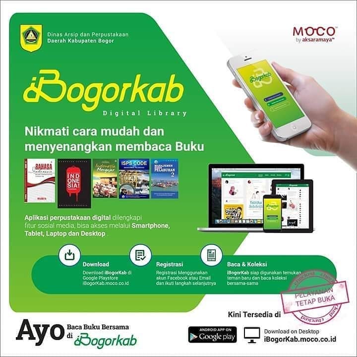 Bantu Permudah Baca Buku, DAPD Luncurkan iBogorKab