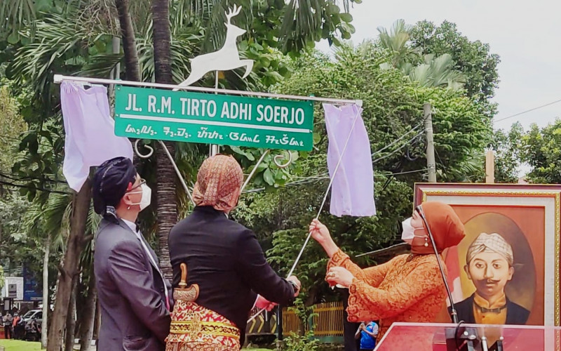 Bima Arya Resmikan Nama Jalan RM. Tirto Adhi Soerjo di Kota Bogor