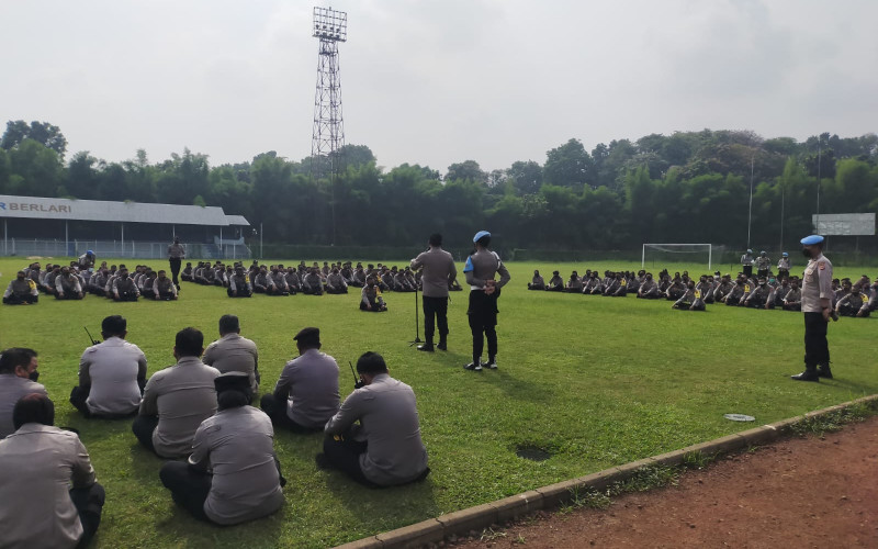Aksi Unjuk Rasa Mulai Meningkat, Polresta Bogor Kota Gelar Latihan Pengendalian Massa