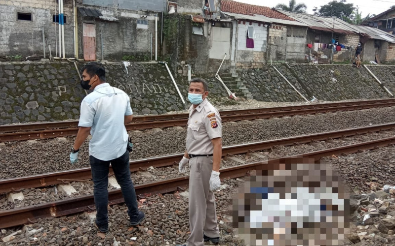 Pria di Bogor Tewas Diduga Tertabrakan Diri ke KRL